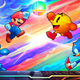 Illustration for article titled The Smashiest of Bros! Mario, Sonic, Mega Man, and Pac-Man in Speed Painting Form!